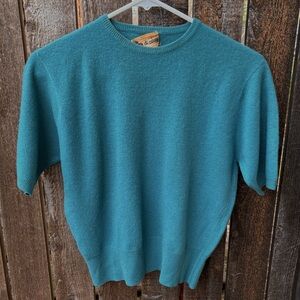 Teribus x The Colony Wm’s Vintage 100% Cashmere Made in Scotland Sweater Sz S/XS